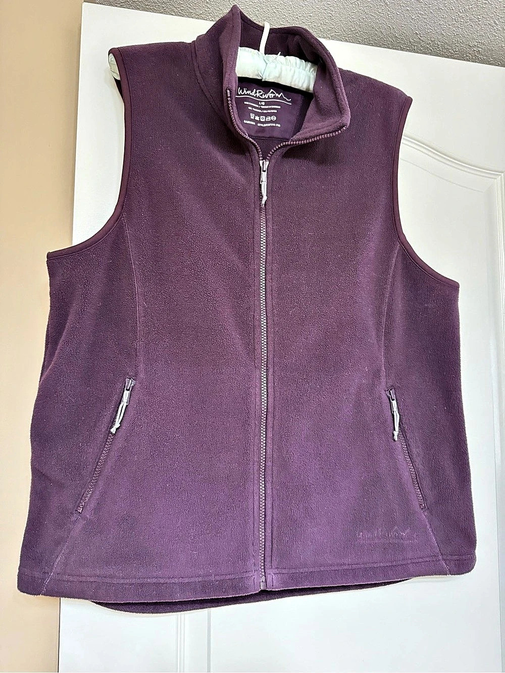 WindRiver Women's Fleece Vest Purple Large